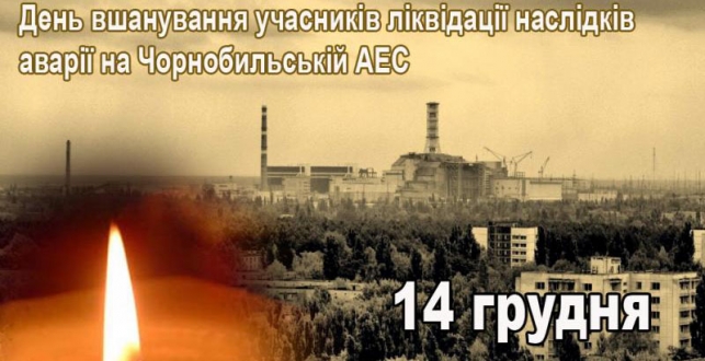 День вшанування учасників ліквідації наслідків аварії на Чорнобильській АЕС