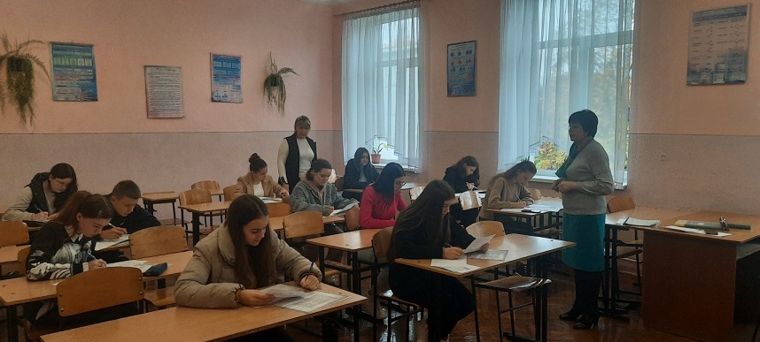 І етап Всеукраїнської олімпіади з хімії серед студентів  І курсу ВСП «Мукачівський фаховий коледж  НУБіП України» 