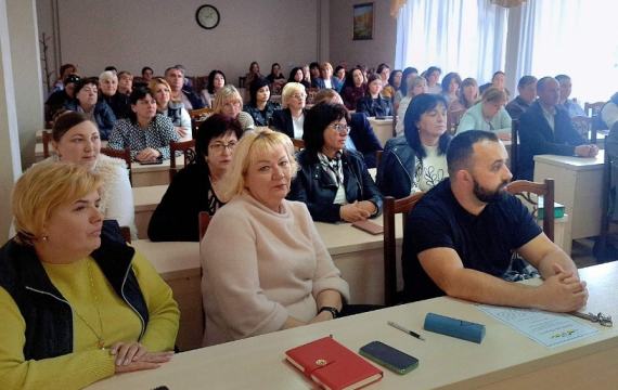 Зустріч виборців із кандидатом на посаду директора  ВСП «Мукачівський фаховий коледж НУБіП України» Ігорем ГРУБІНКОЮ